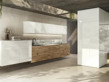 Cucina Design lineare 36e8 Project 2818 di Lago