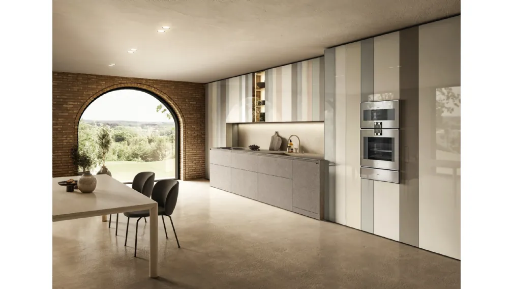 Cucina Design lineare NOW Project 2830 di Lago